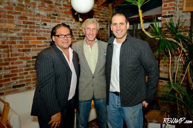 Evening co-hosts Ray Regan, Chip Dent, and Steve Andronico.